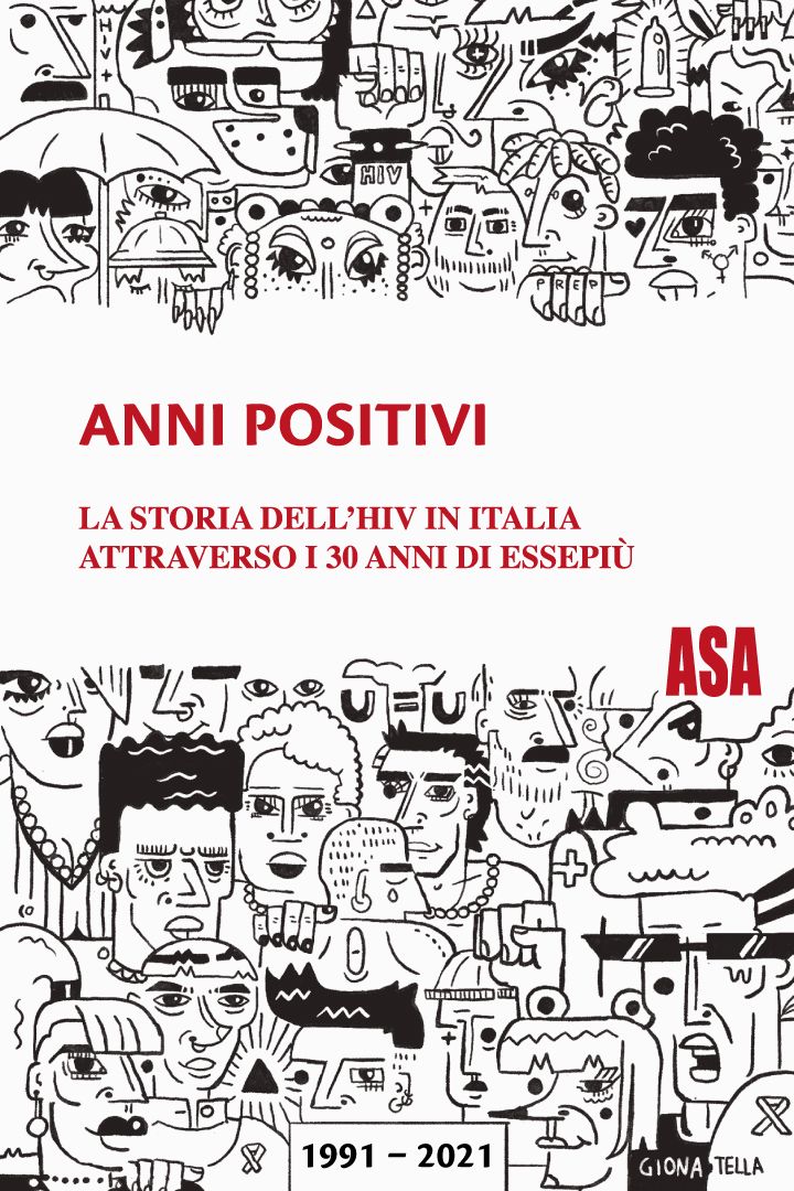 Copertina libro Anni positivi di ASA realizzata da Beatrice Spada designer