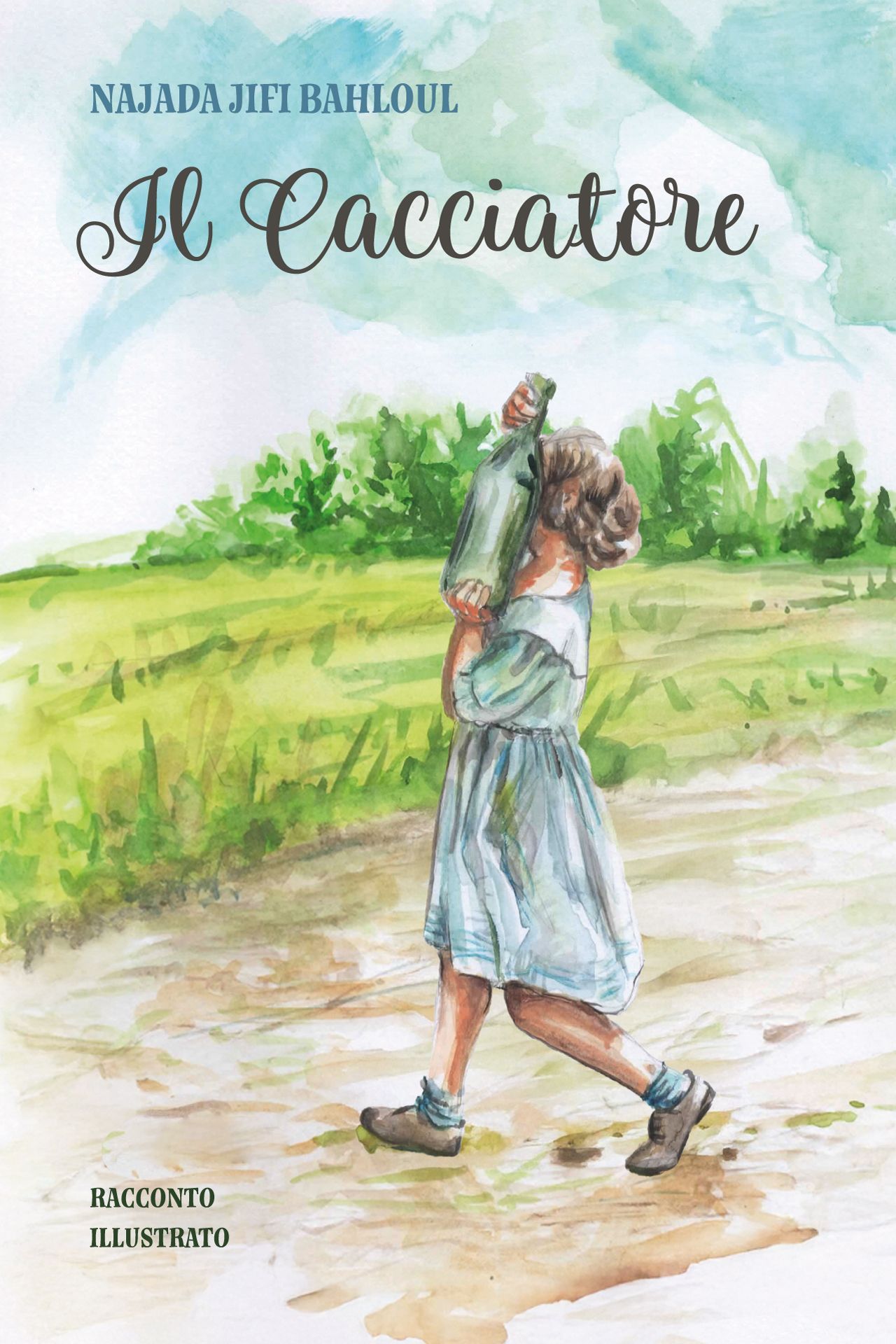 Copertina libro Il cacciatore di Najada Jifi Bahloul realizzata da Beatrice Spada designer