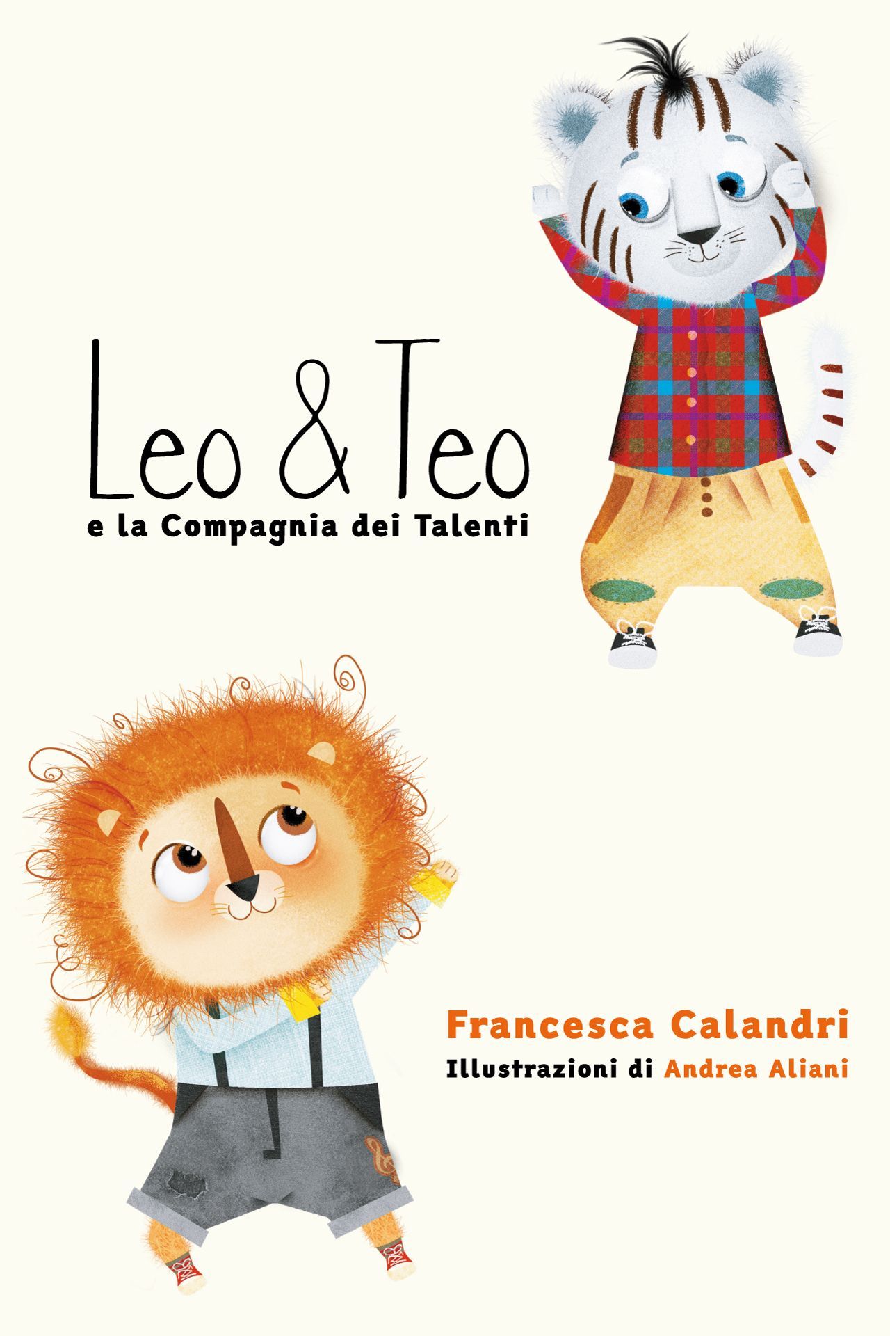 Copertina libro Leo & Teo di Francesca Calandri realizzata da Beatrice Spada designer