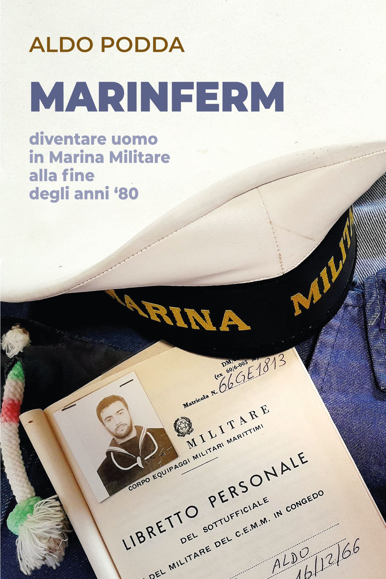 Copertina libro Marinferm di Aldo Podda realizzata da Beatrice Spada designer