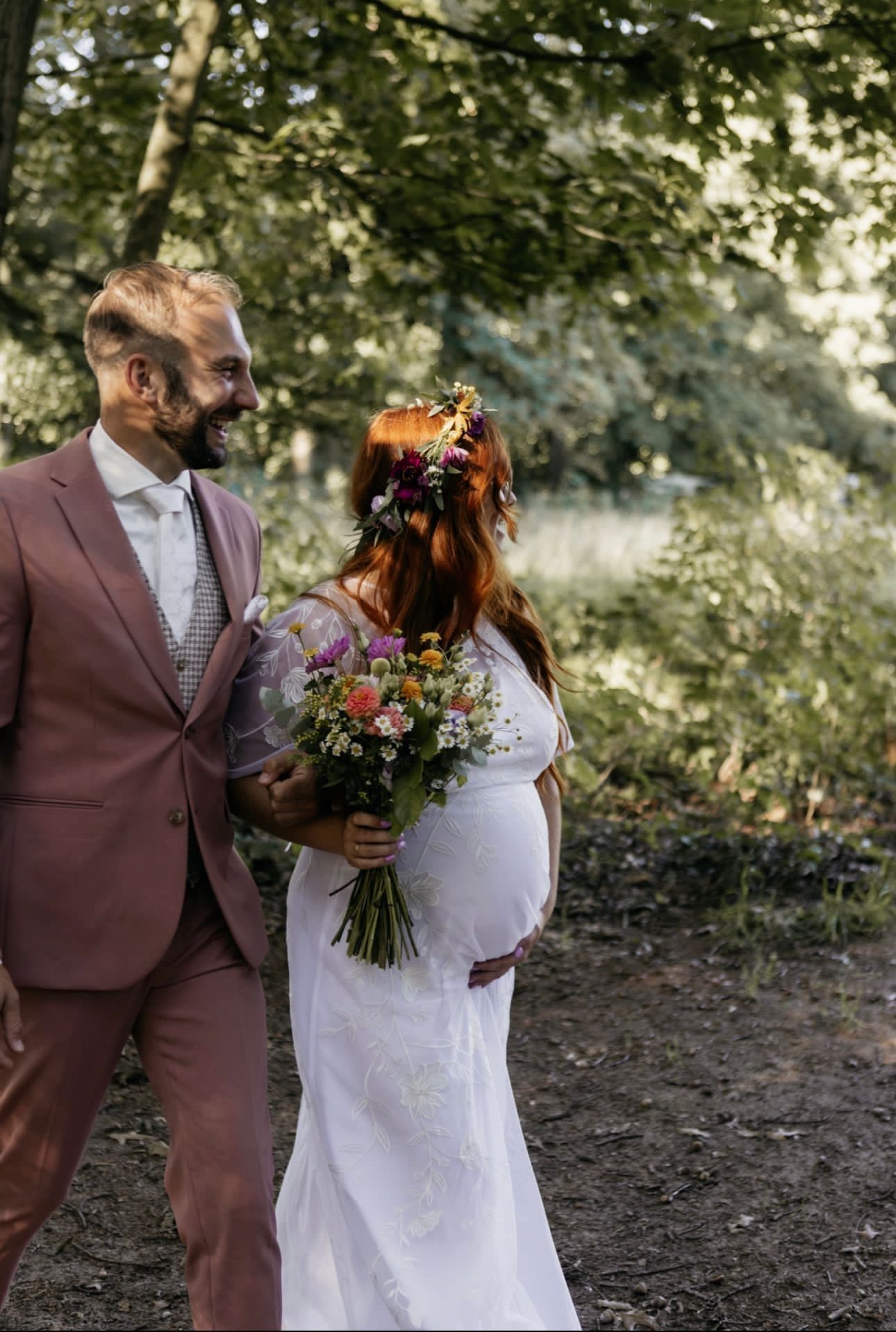 Prachtig bruidsboeket van Marlou & Bloemen 