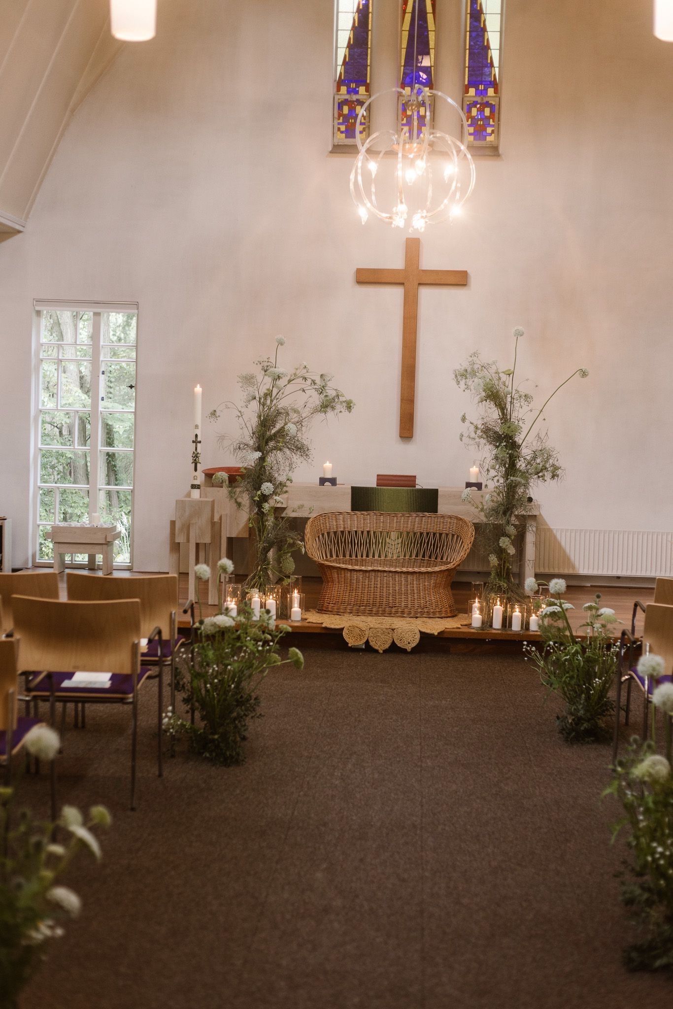 Prachtige bloemenstyling van Marlou & Bloemen 