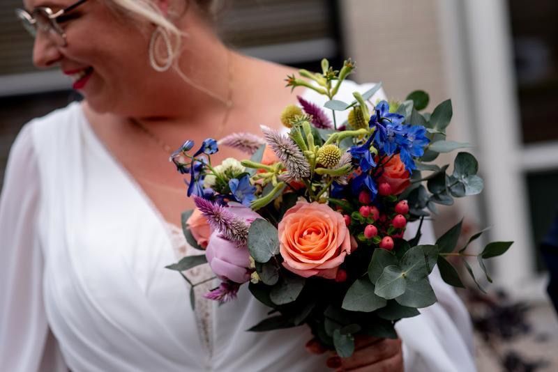 Fleurig bruidsboeket 