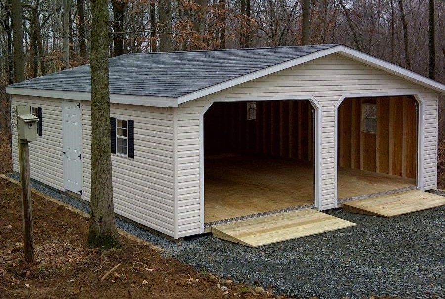 double wide garage