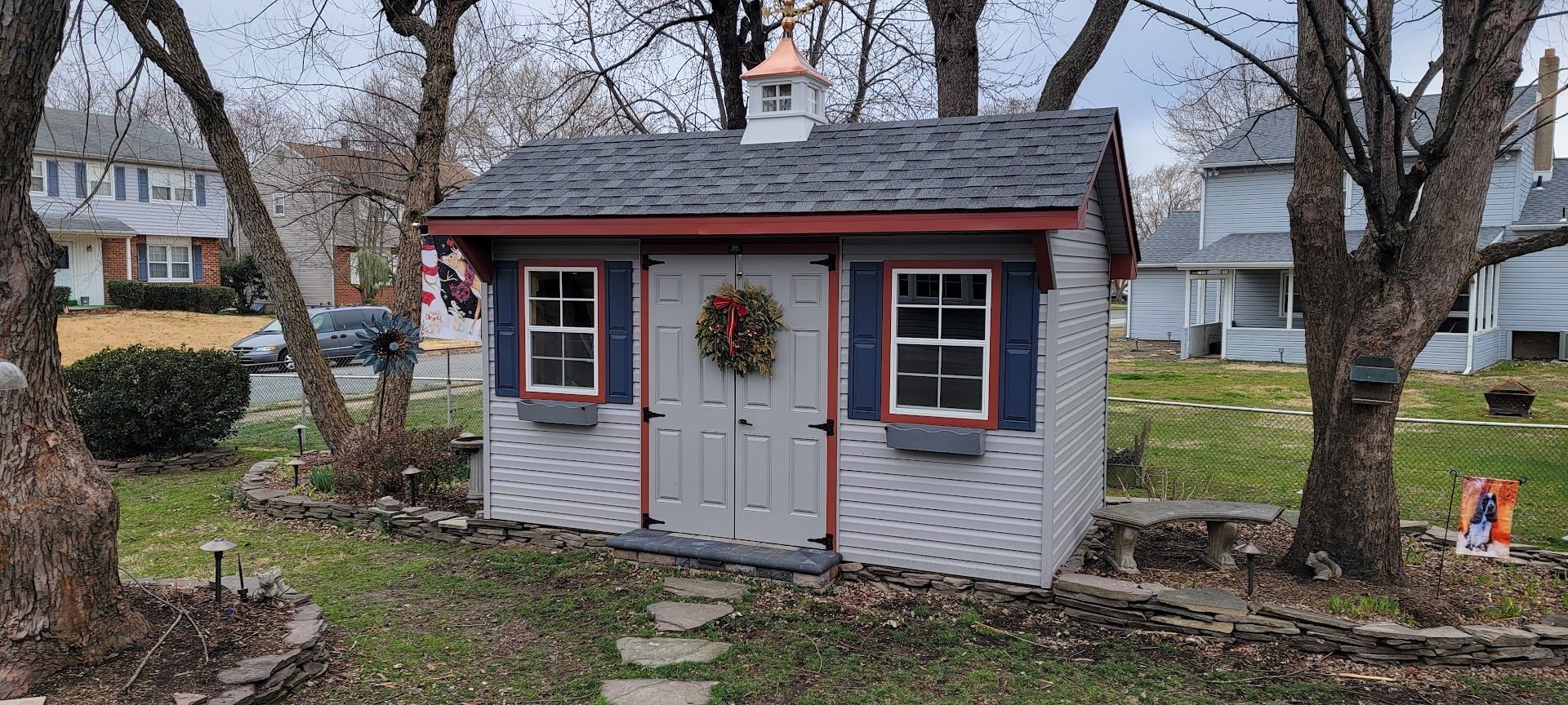 quaker shed with cupola
