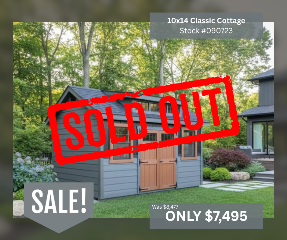 10x14 Painted Classic Shed