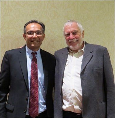 Salim with Nolan Bushnell, founder of Atari and mentor to Steve Jobs