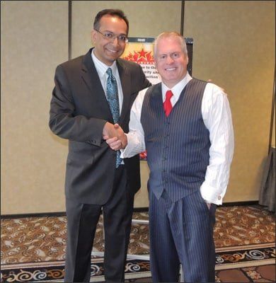 Salim with Wayne Allyn Root, former Vice Presidential Candidate