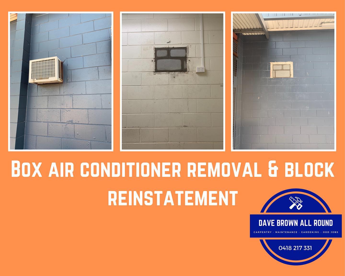 Box Air Conditioner — Carpenter in Darwin, NT