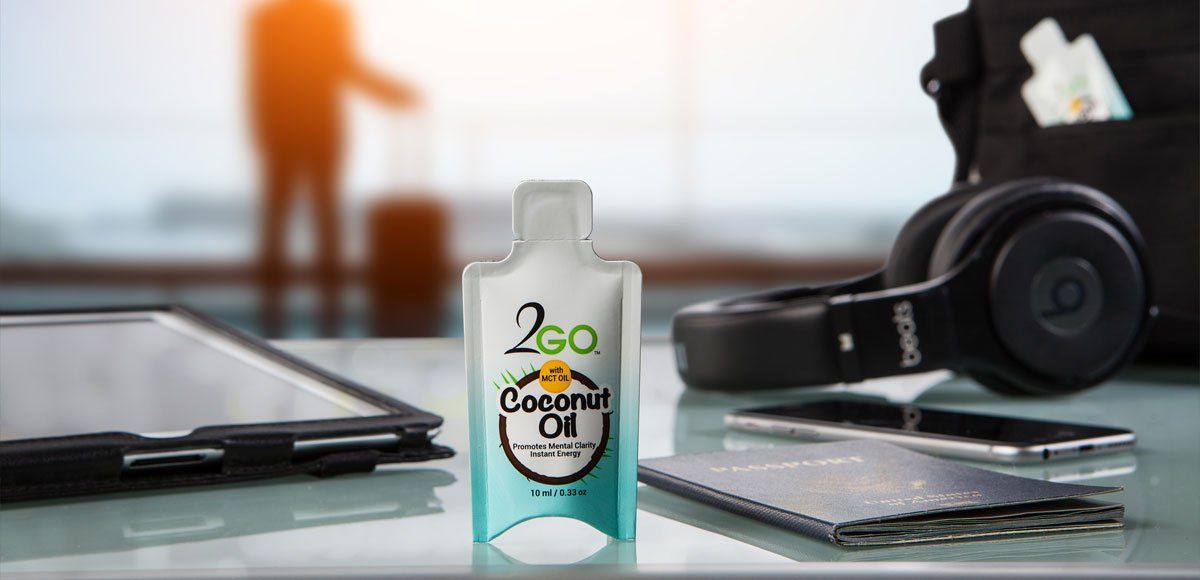 2GO Coconut Oil Single Serve Organic Virgin Coconut Oil