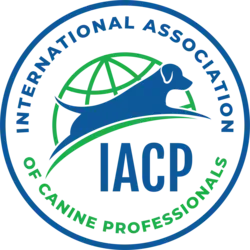 The logo for the international association of canine professionals