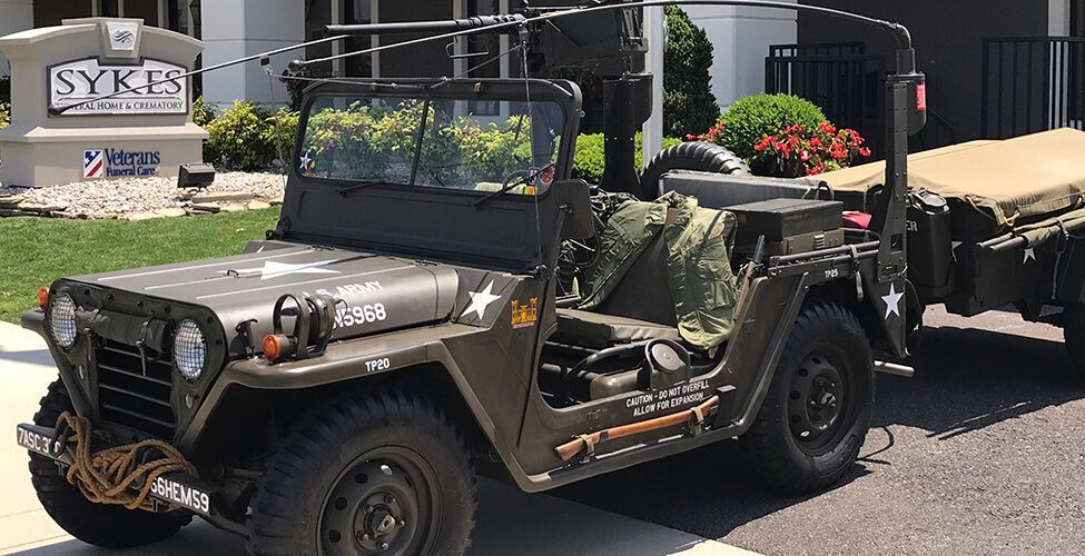 Veterans Services Army Jeep