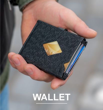 carteira Wallet preta da exentri