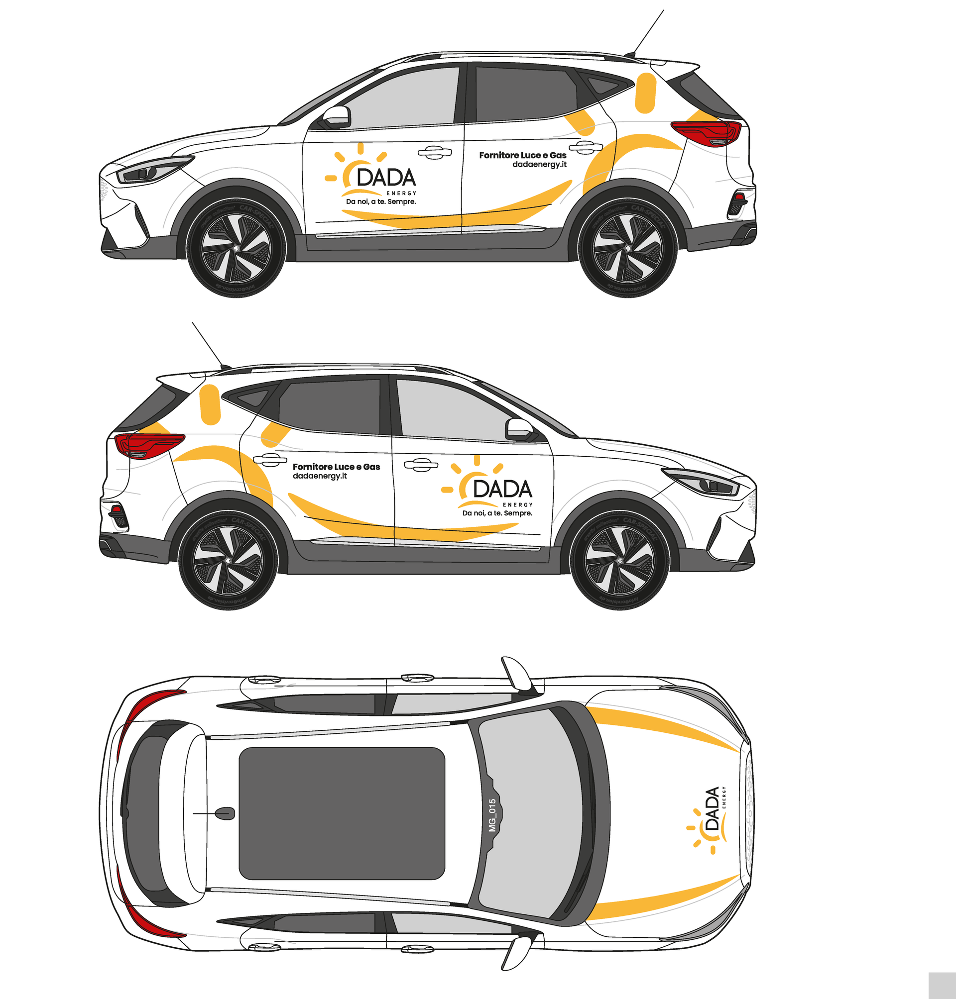 Nuova flotta DADA CAR per il team sales di DADA ENERGY in Italia.