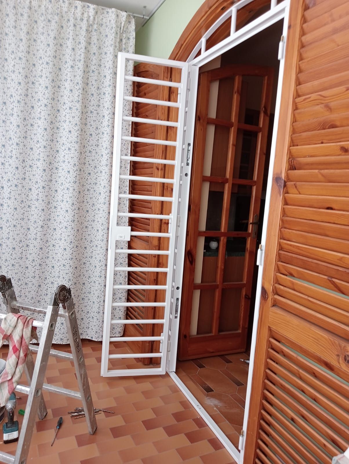 Portafinestra con inferriate