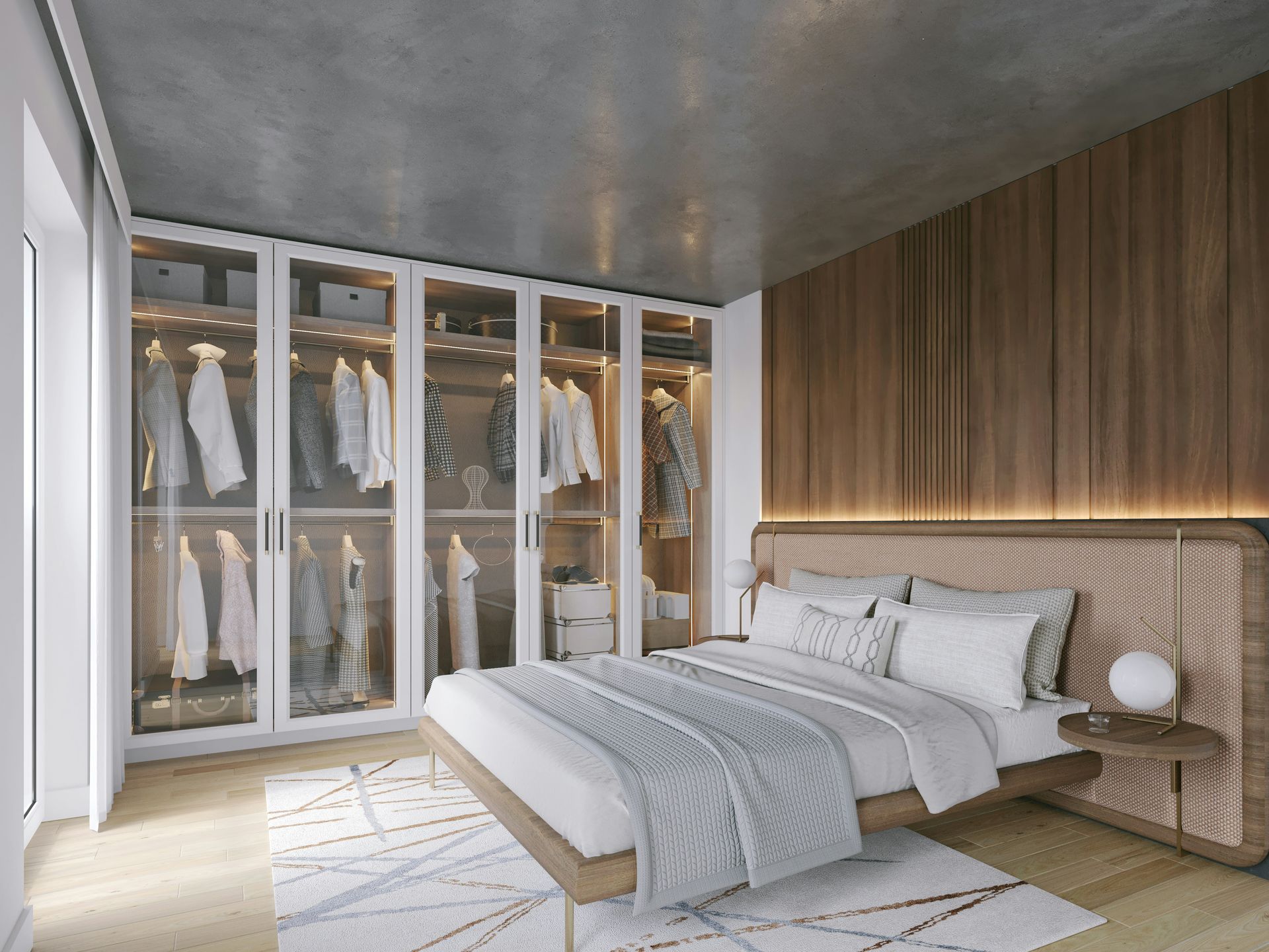 An image of unique custom closet design in Coconut Creek, FL