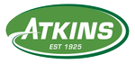 Logo of Atkins, a Mid-Missouri Lawn Care & Pest Control Service Since 1925.