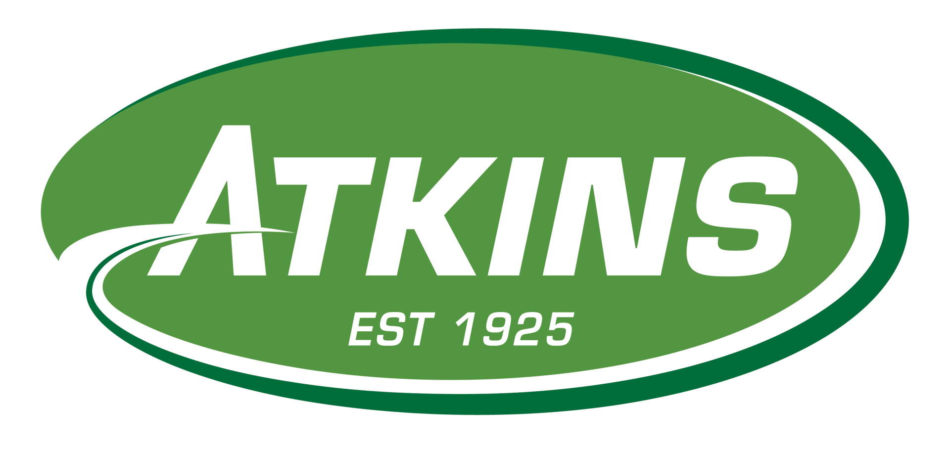 Logo of Atkins, a Mid-Missouri Lawn Care & Pest Control Service Since 1925.