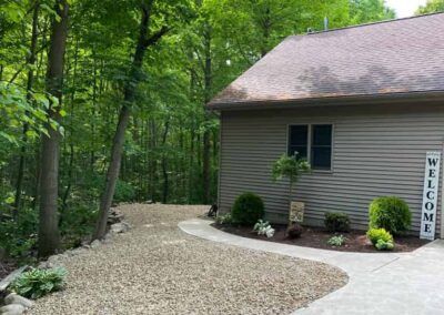 House with Landscaping and Trees — Erie, PA — Saldana Services LLC
