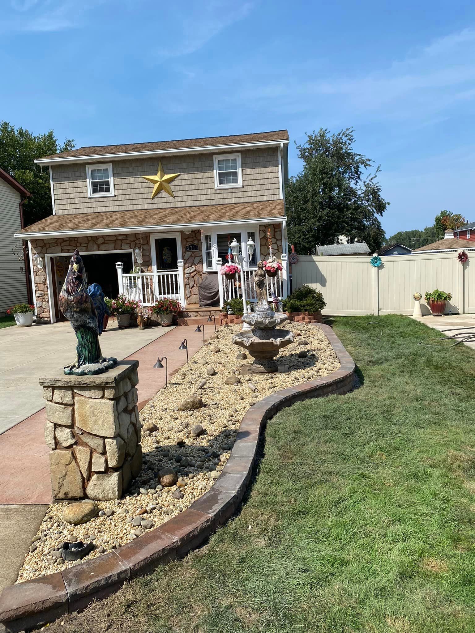 Front House Landscaping — Erie, PA — Saldana Services LLC