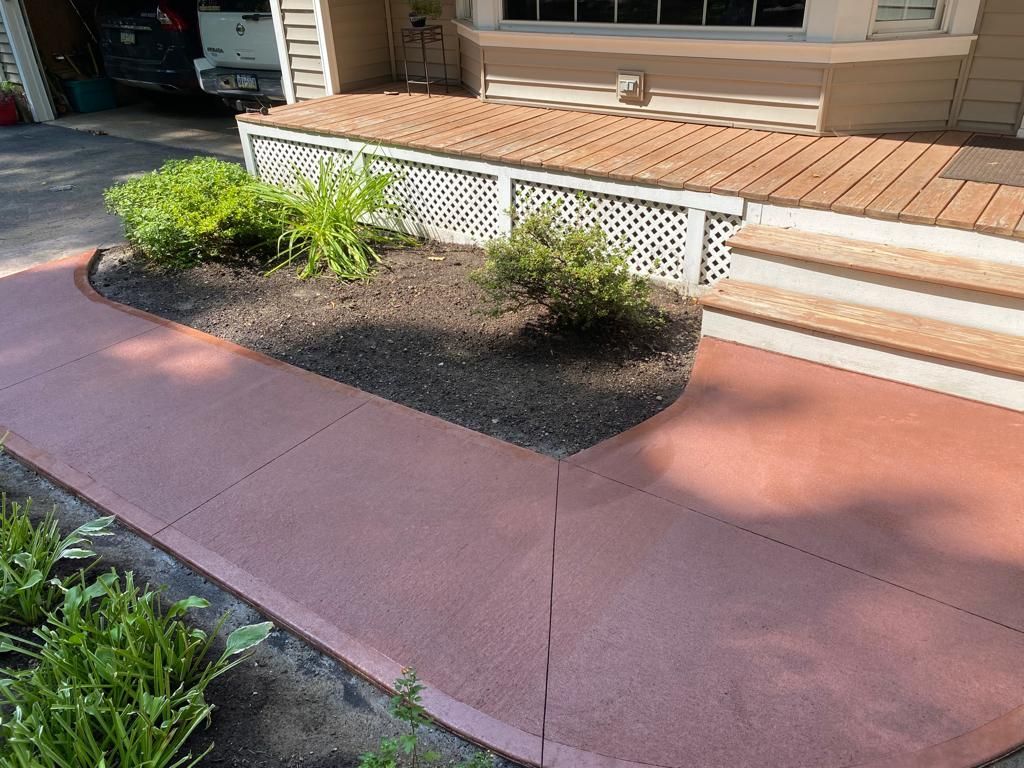 Red Walkway 1 — Erie, PA — Saldana Services LLC