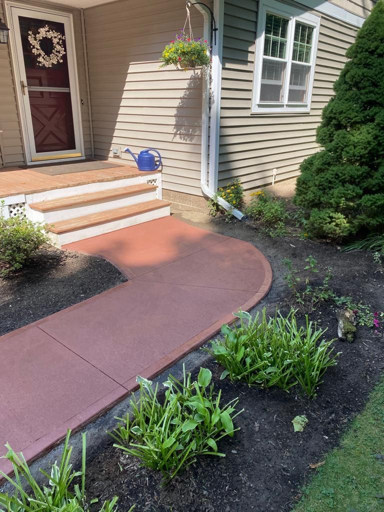 Red Walkway 2 — Erie, PA — Saldana Services LLC