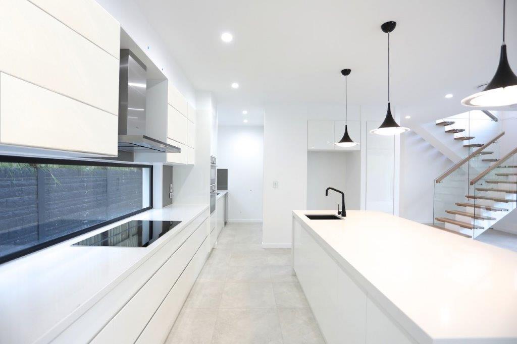 kitchen with White interior