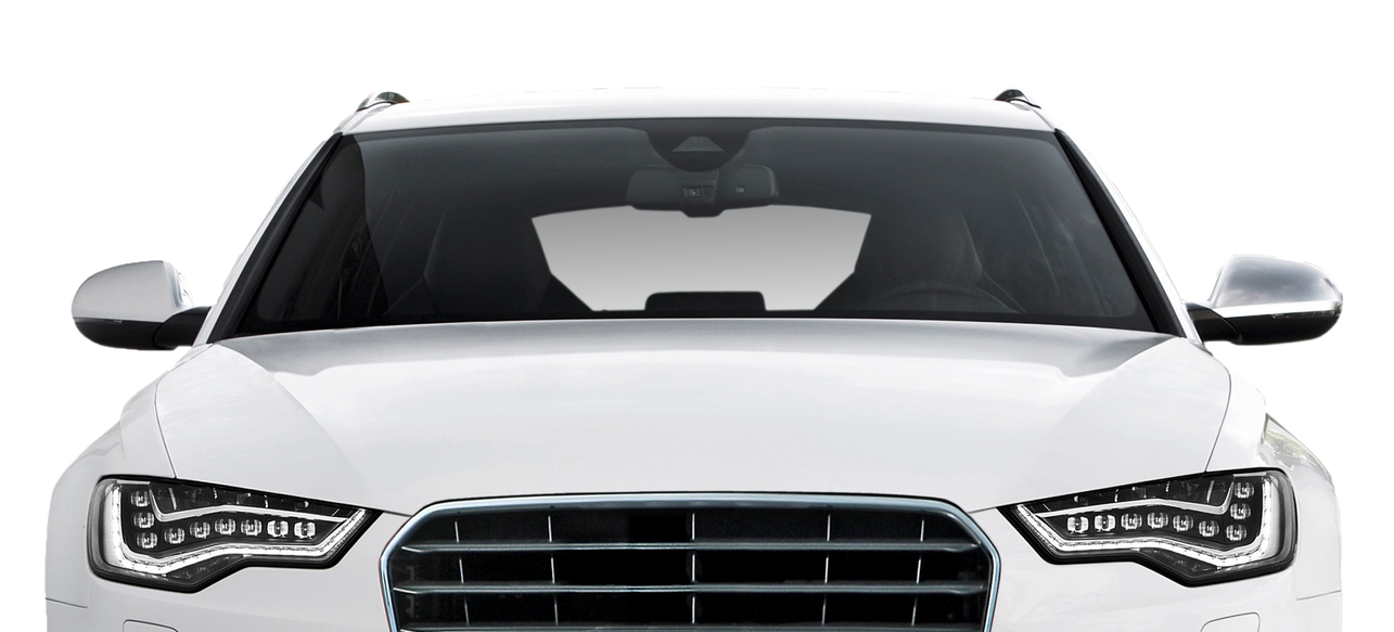 Macchina bianca frontale