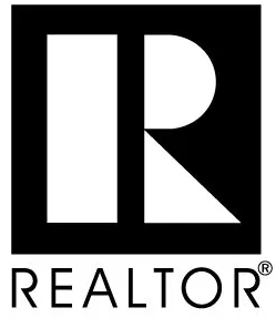 REALTOR logo: black square with white “R” and the word “REALTOR” below.