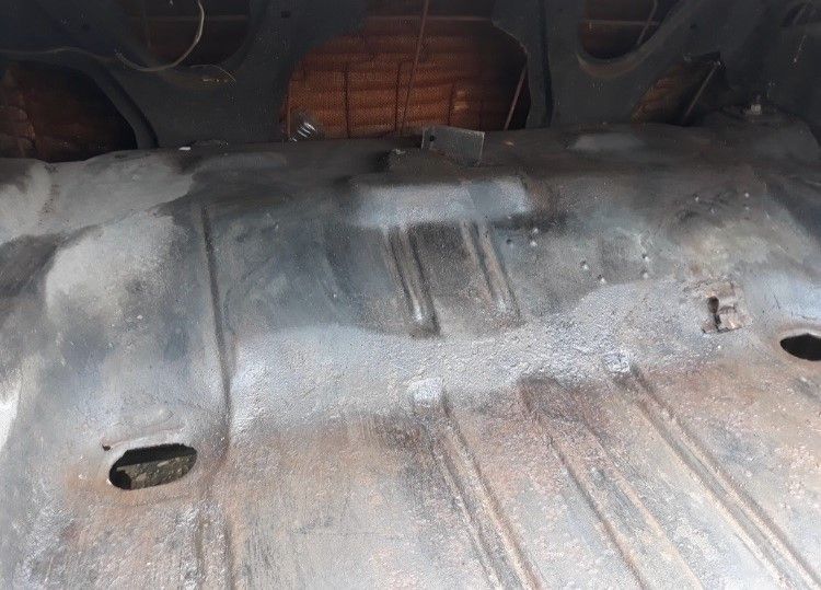 A close up of the trunk of a car.