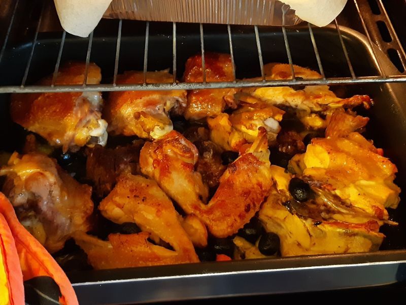 pollo cotto al forno