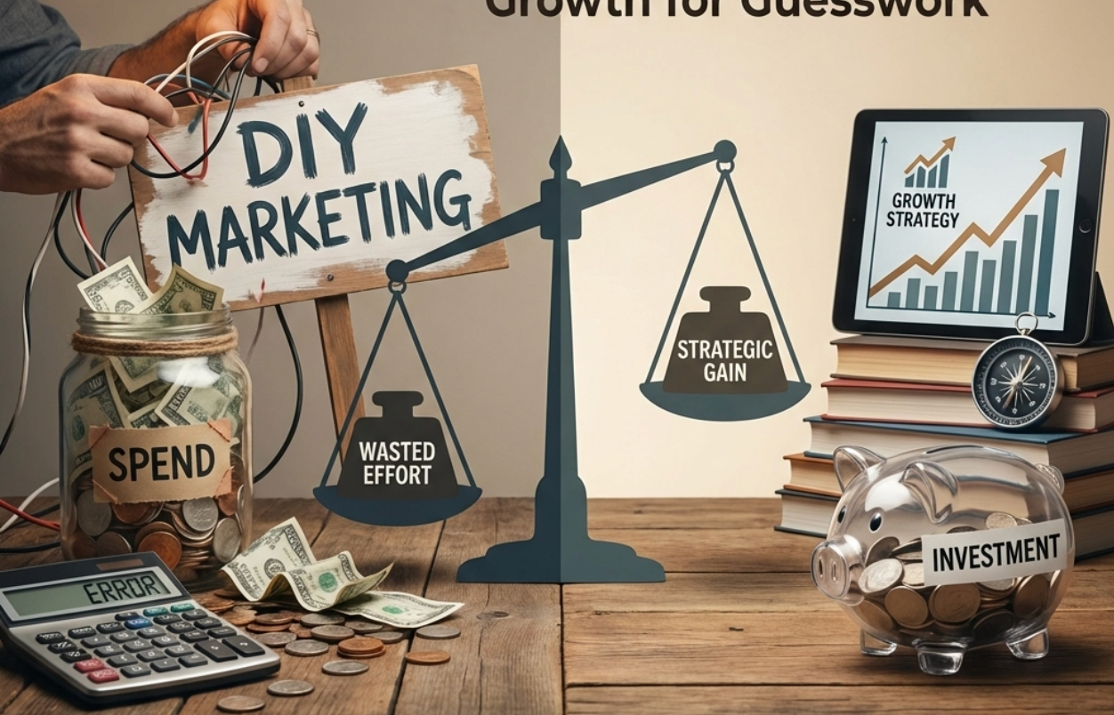 The Real Cost of DIY Marketing: How Wasted Spend Trades Growth for Guesswork