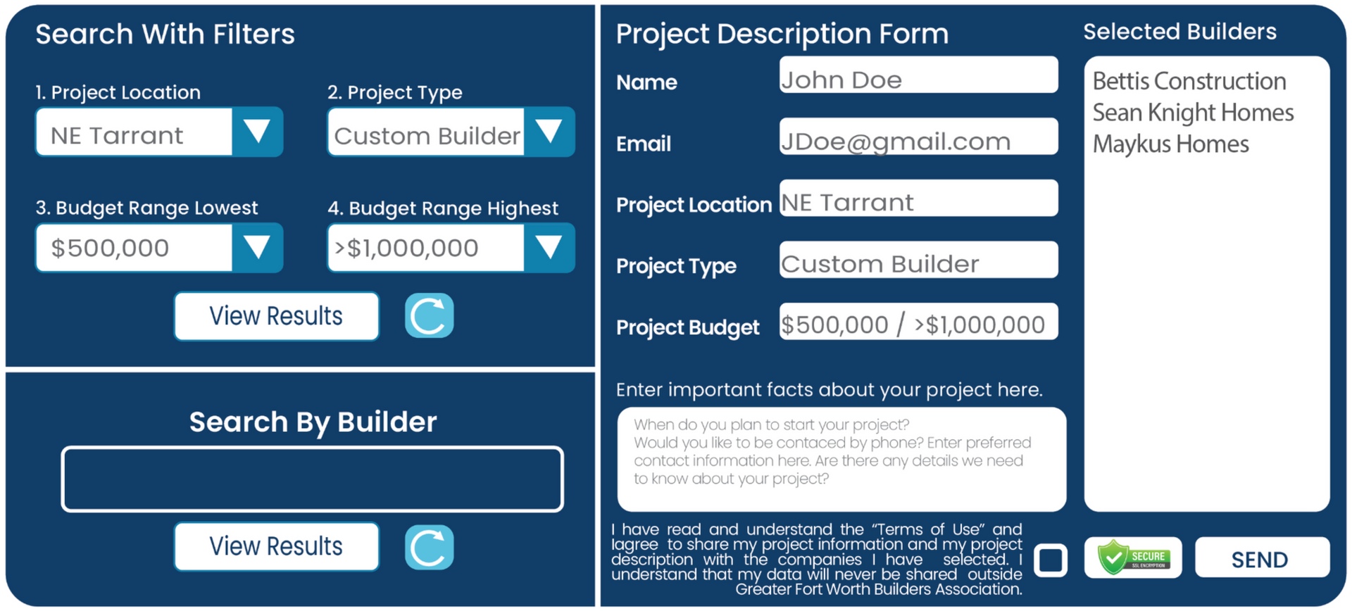 Builders Association Search