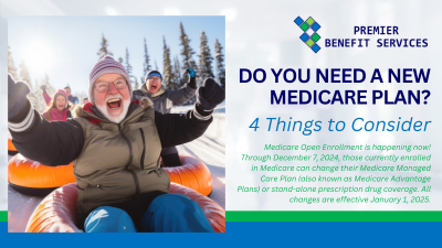 A poster that says do you need a new medicare plan