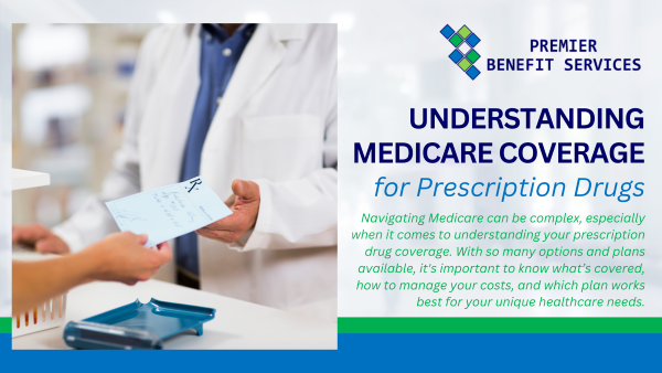 A poster about medicare coverage for prescription drugs