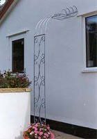 Galvanized Garden Half-Arch