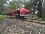 Tractor Boom Spraying