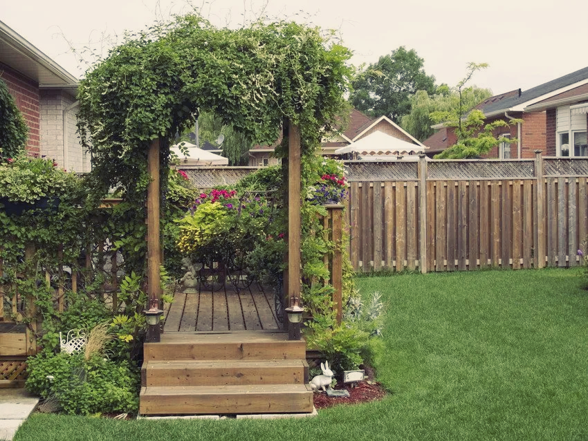 garden design with steps