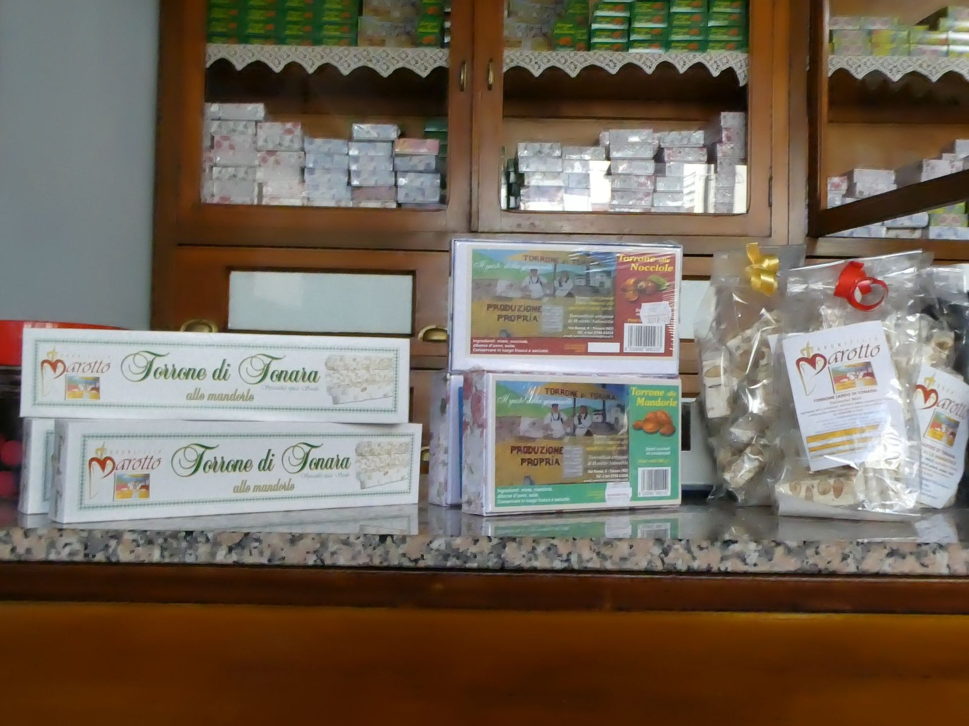 Verschiedene Nougats