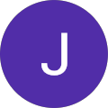 The letter j is in a purple circle on a white background.