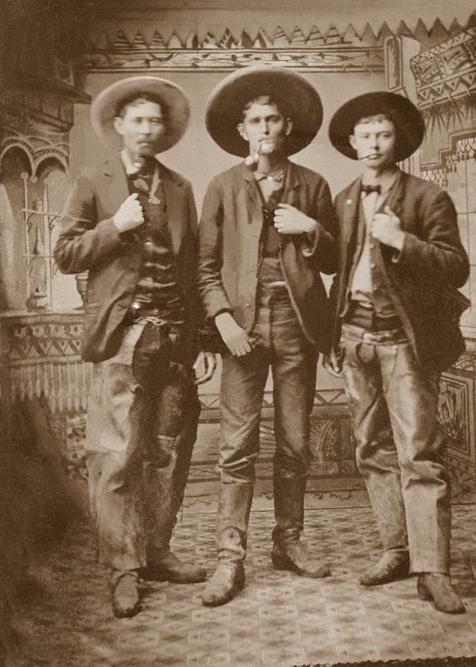 Three gentlemen photo restored — photo restoration in Tempe, AZ