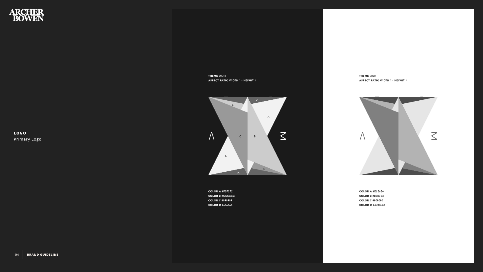 A black and white image of a triangle on a black background.