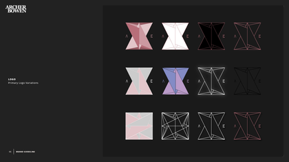 A black background with a bunch of triangles on it