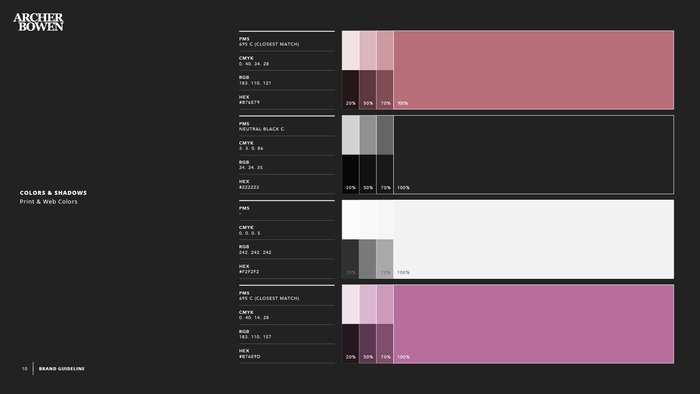 A computer screen with a bunch of different colors on it