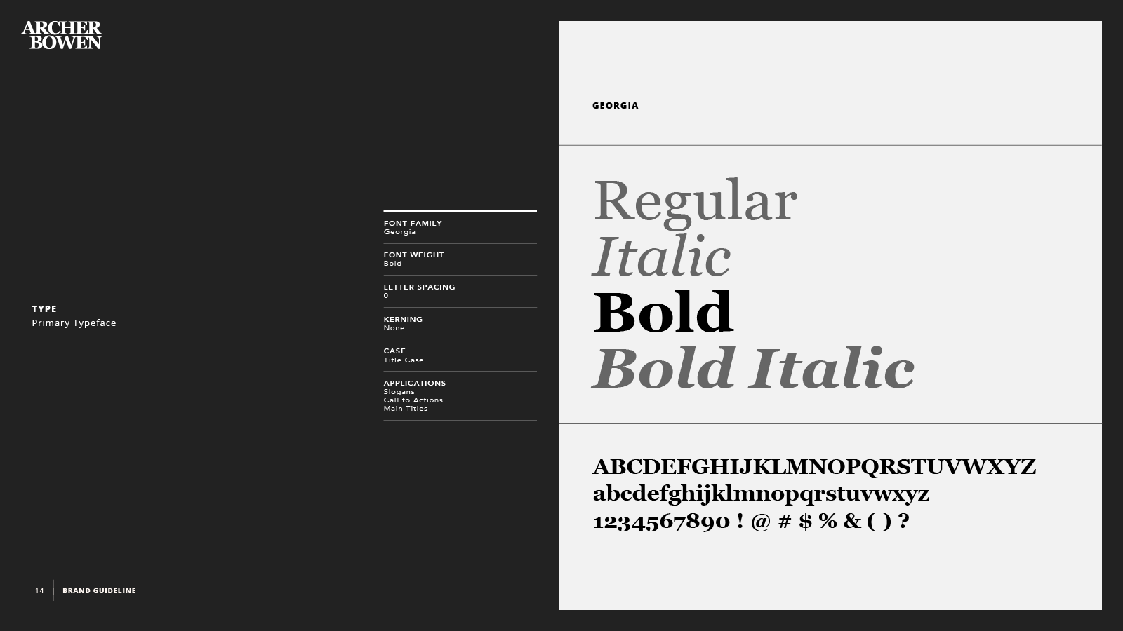 A black and white image of a regular italic bold italic font.