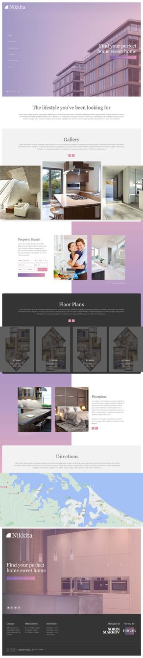 A screenshot of a website with a lot of pictures on it.