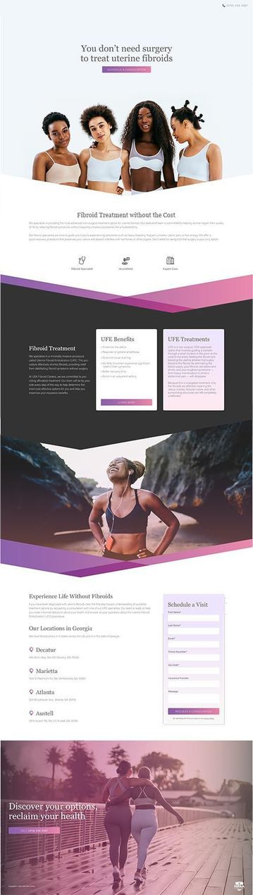 A screenshot of a website with a lot of pictures on it.