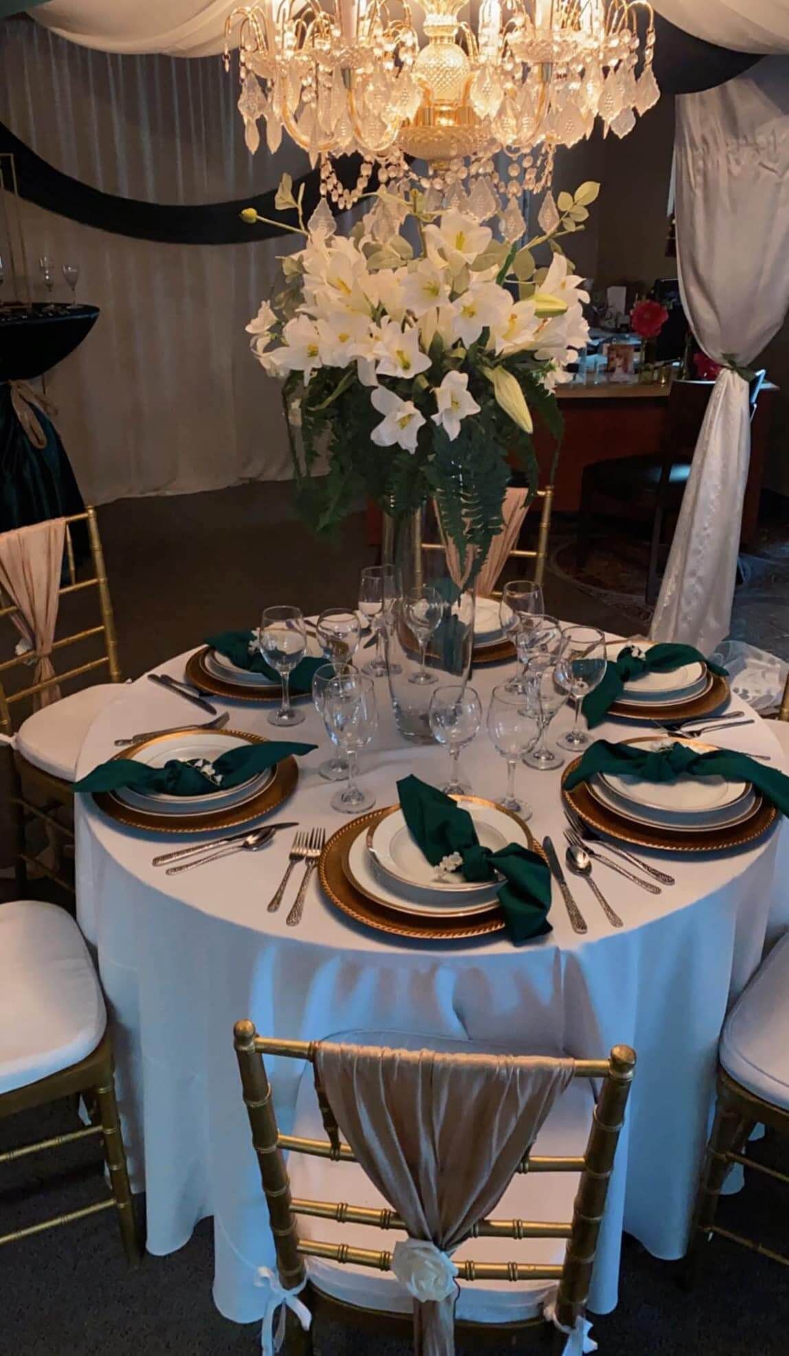 table & chair rental company for parties in Albuquerque