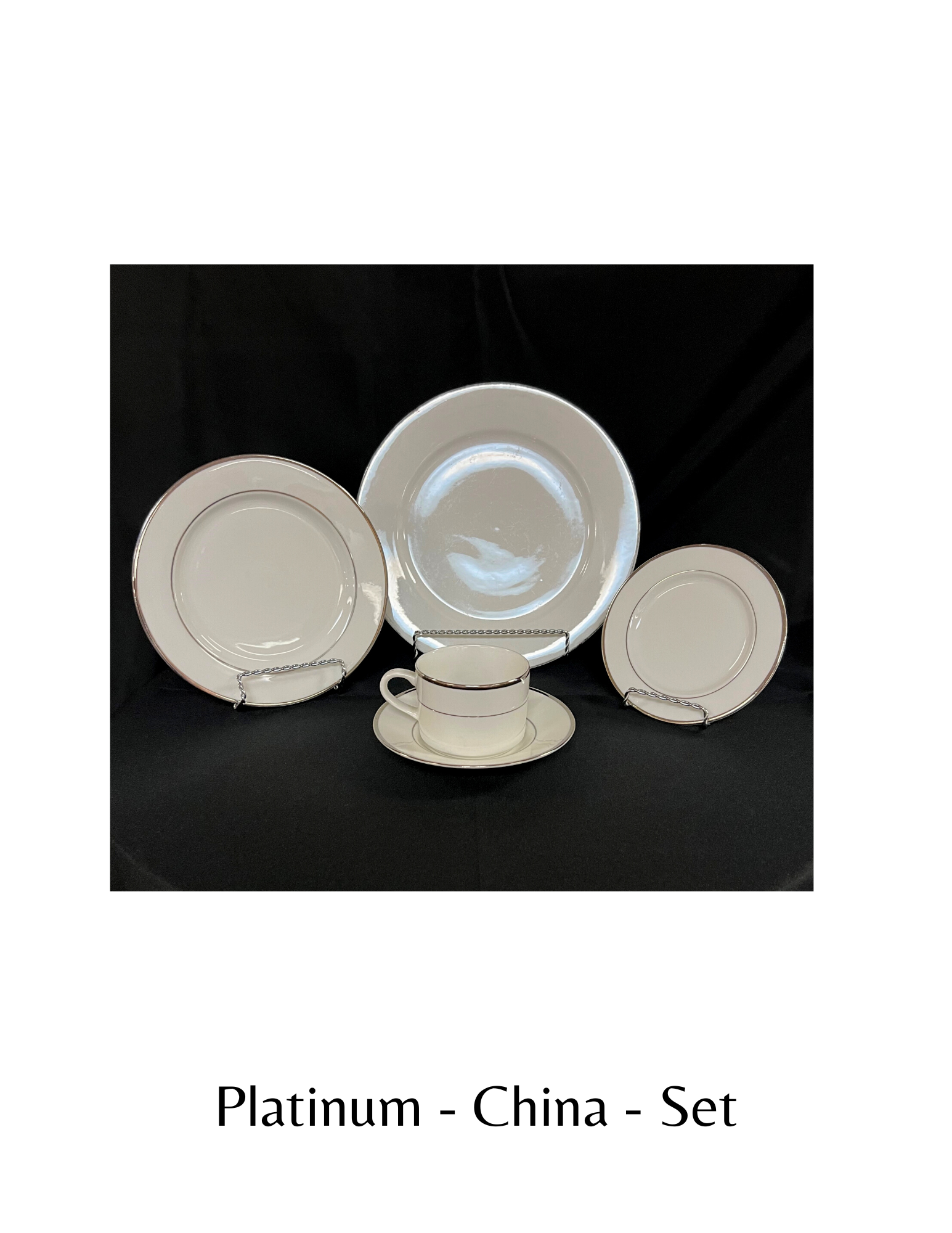 platinum china tableware rental