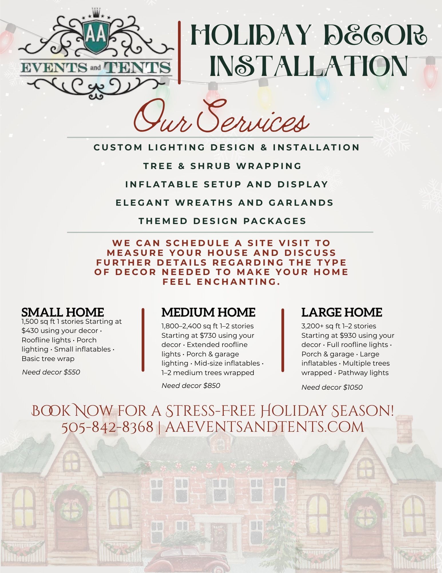 Christmas Holiday Decoration Installation Service